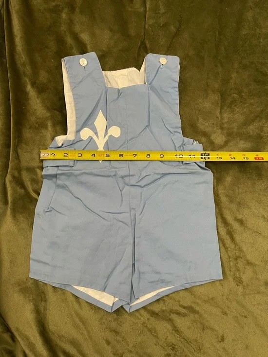 1960s Custom Made boy's romper by Florence Eiseman